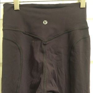 Lululemon high rise purple Pushing Limits pant